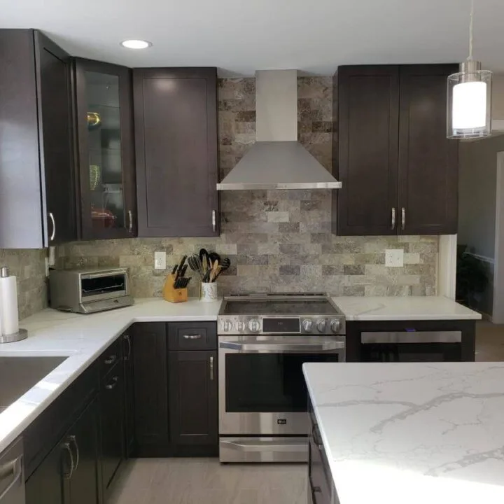 white kitchen countertops