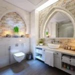 white bathroom design