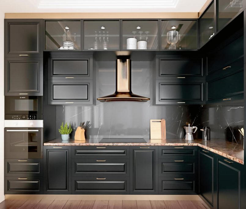 black cabinet design ideas