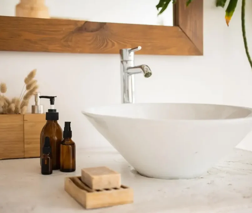 stylish white sink for small bathroom designs