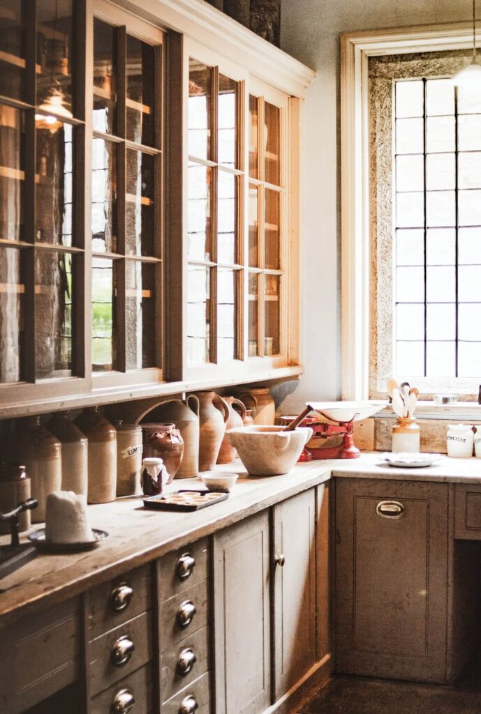 bamboo kitchen cabinet