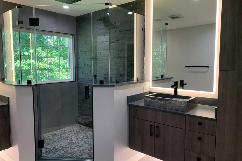 bathroom remodeling example in sterling