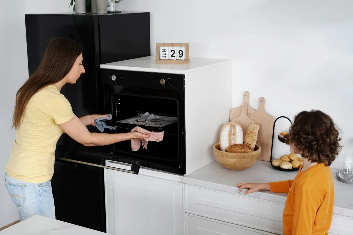 kitchen with integrated panel ready accessories