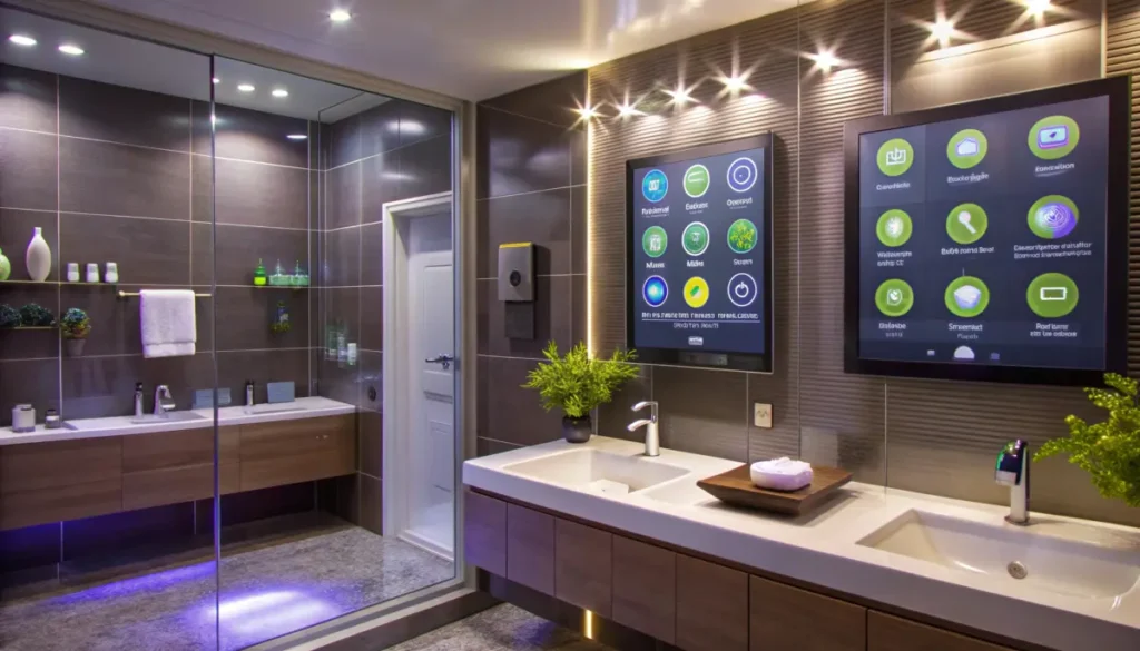 a technological bathroom desing