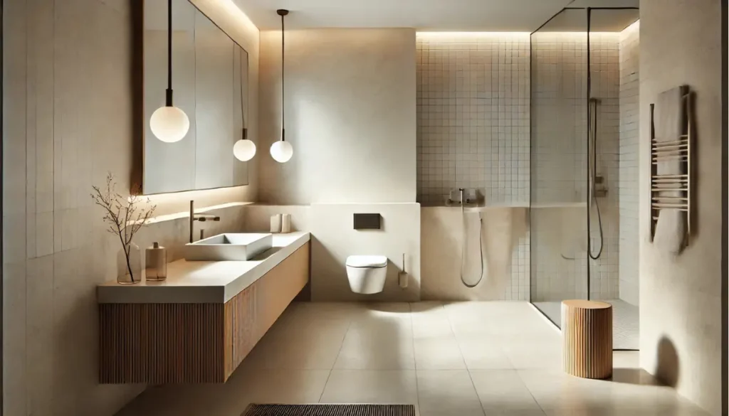 timeless minimalist bathroom style