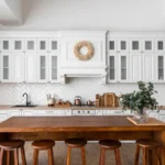 white large kitchen remodeled by contractor in Virginia