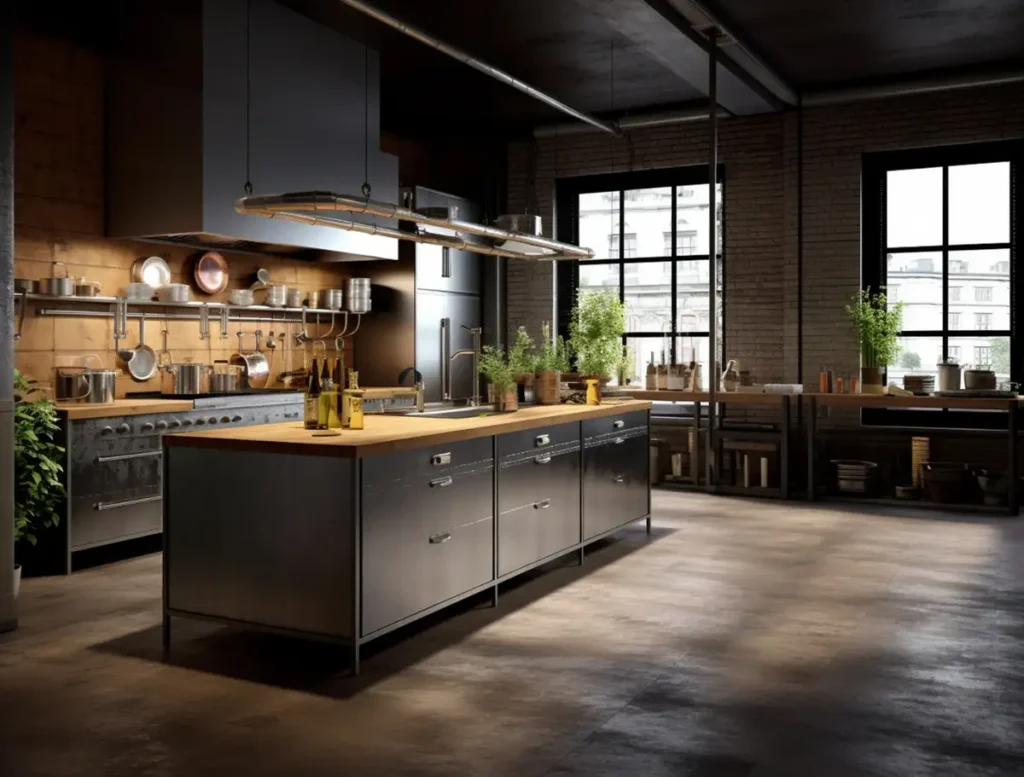 industral kitchen design