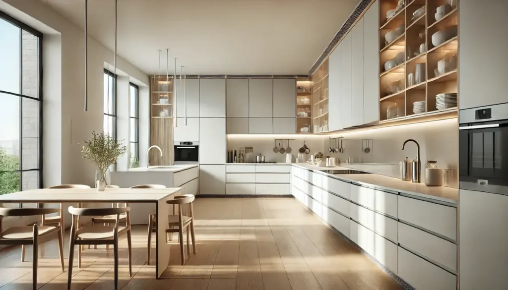 simple and minimalist kitchen design