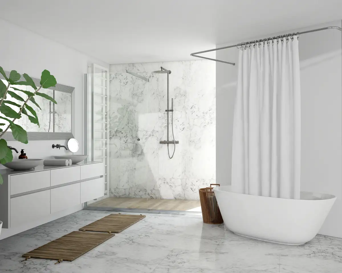 white bathroom design ideas