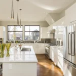 large kitchen island