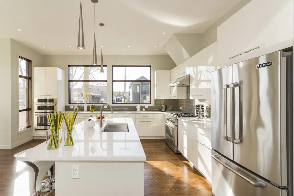 large kitchen island