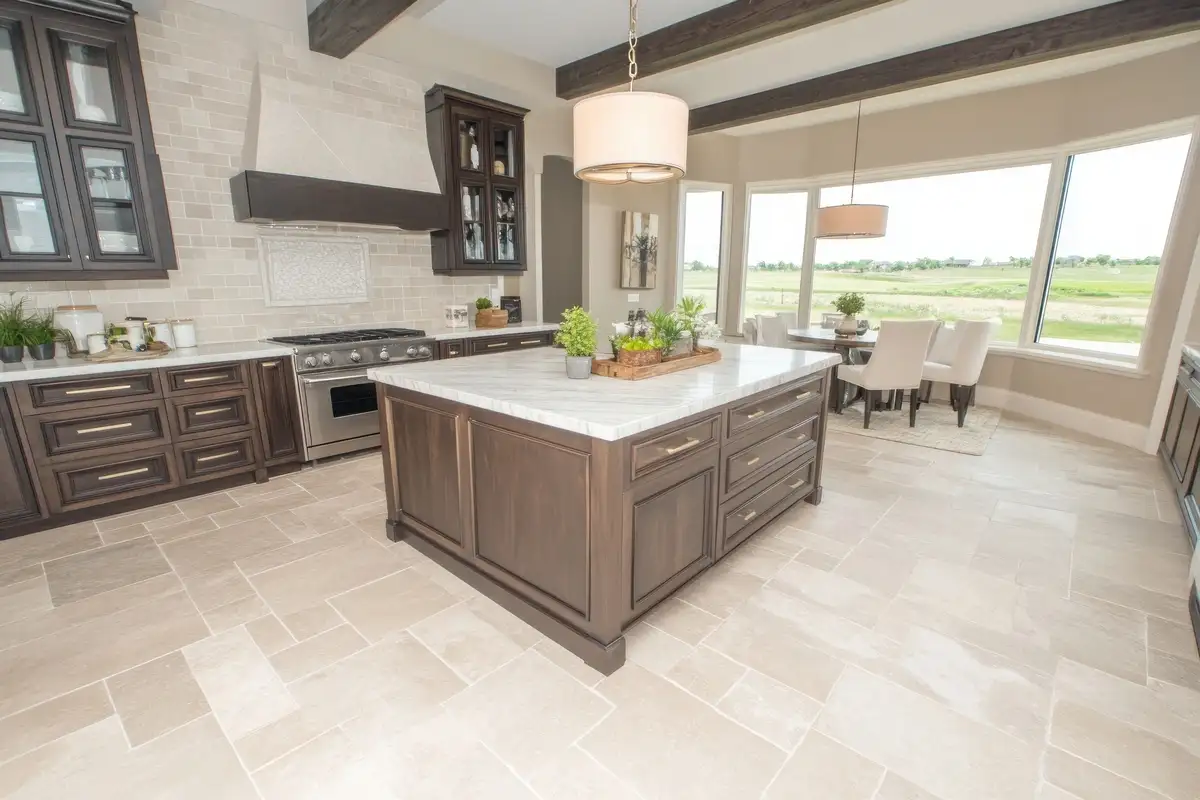 Dijon Limestone kitchen Tiles