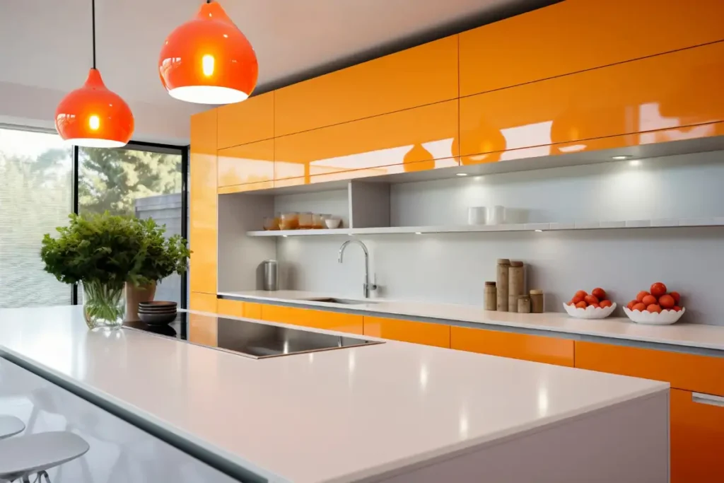 kitchen cabinets extended to ceiling to make kitchen larger