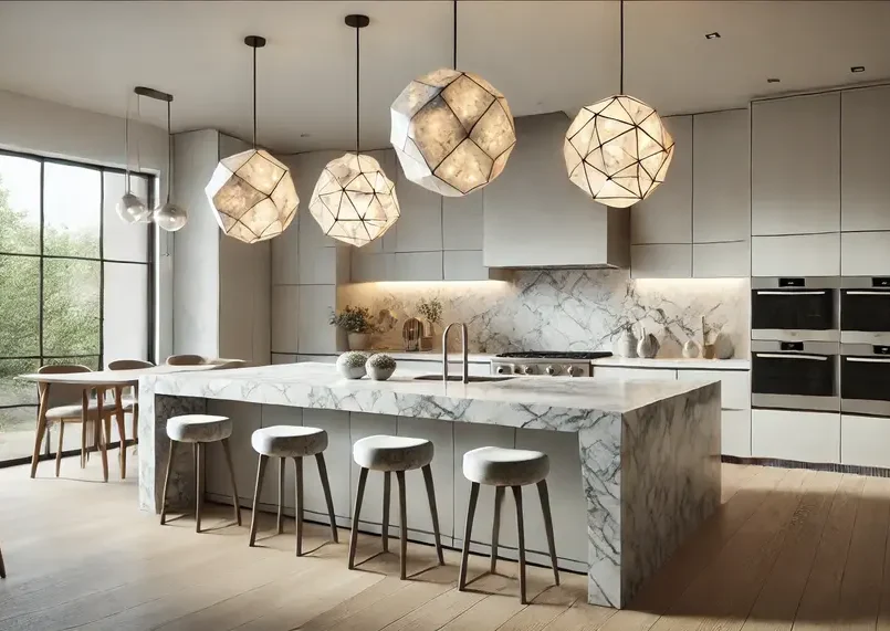 multi light pendants kitchen island ideas