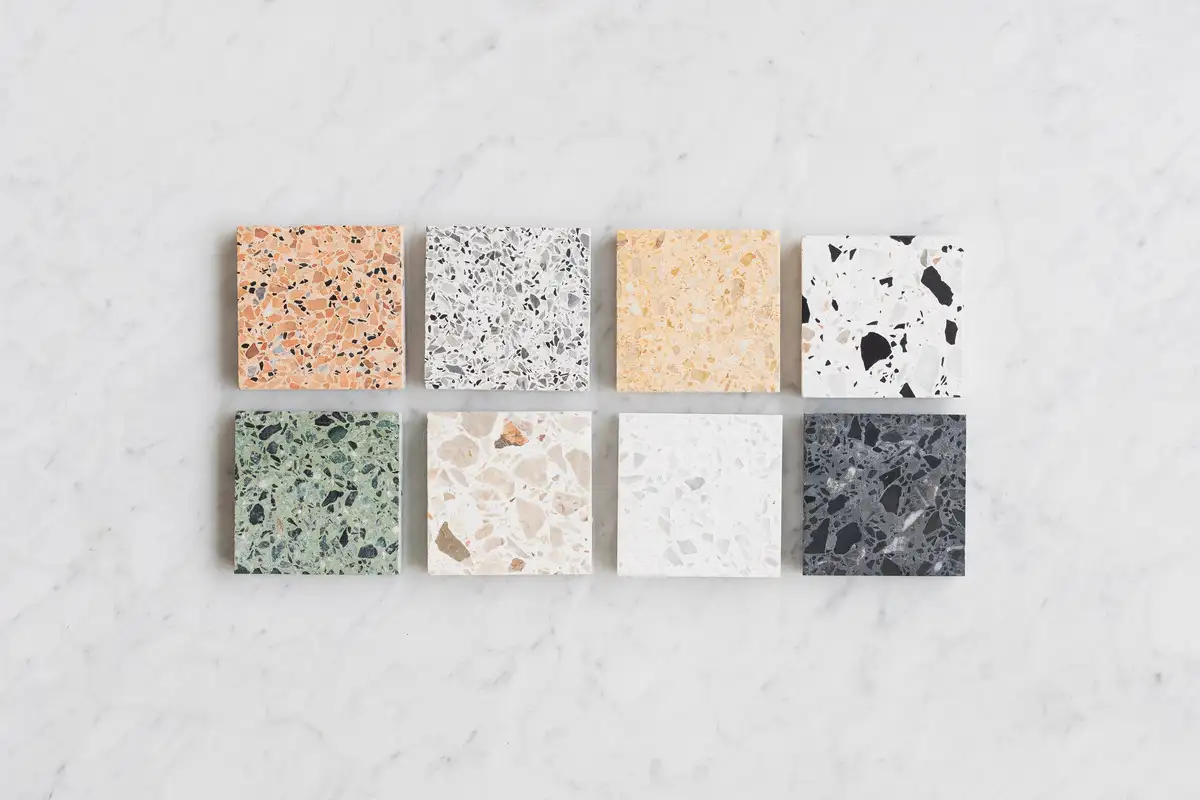 Granite vs Quartz different colors