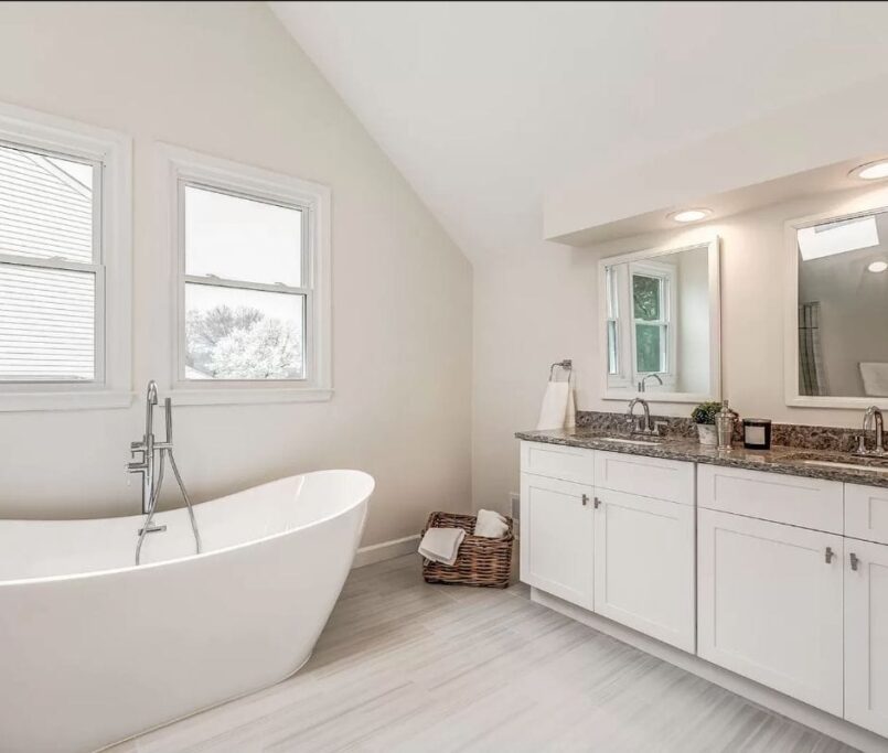 Modern White Bathroom