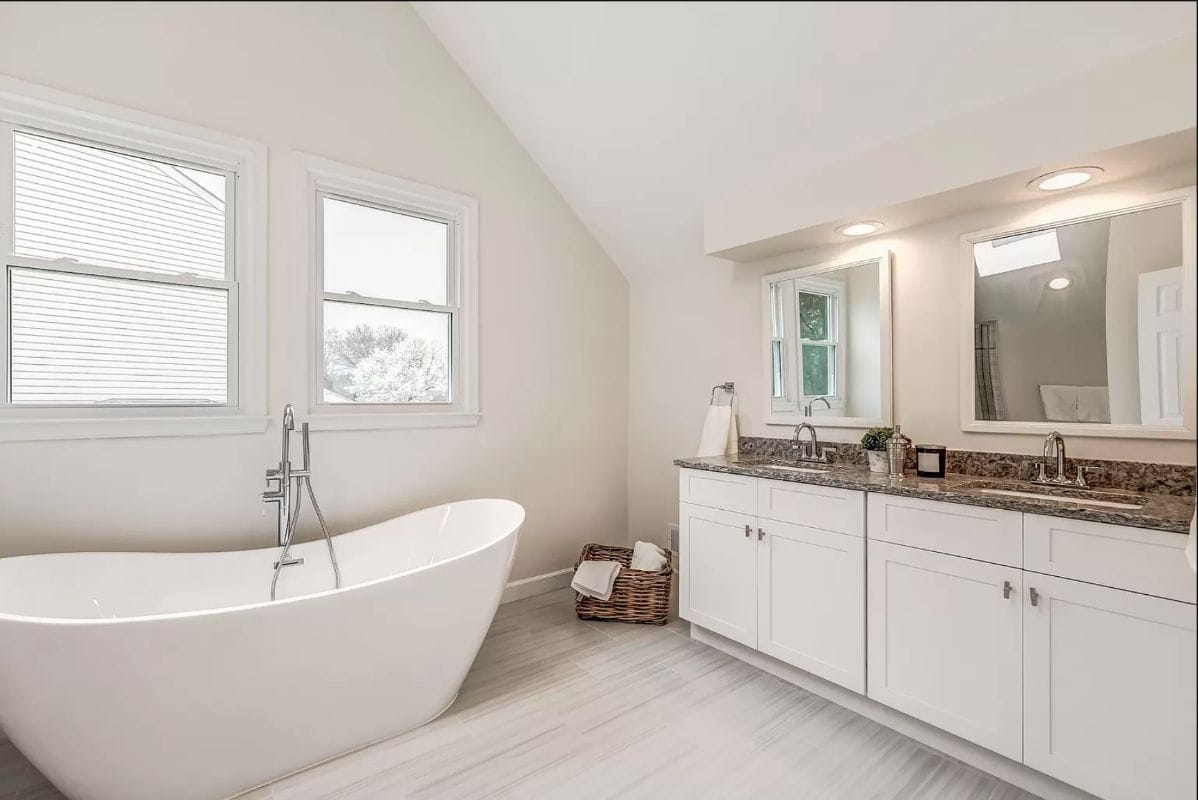 Modern White Bathroom