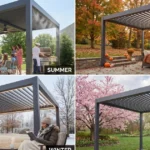 pergola-placement-in-winter-summer-spring-autumn