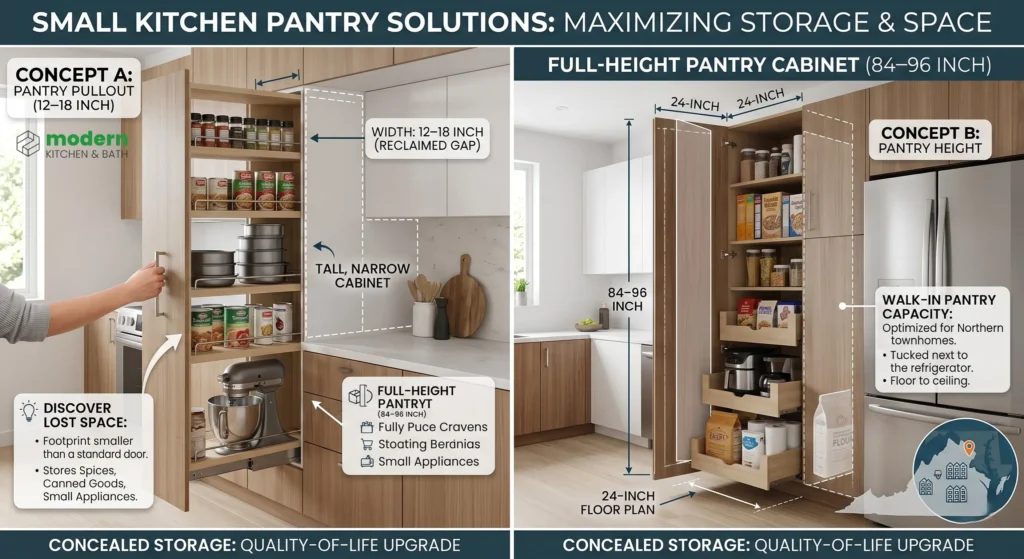 Add a Pantry Nook or Tall Storage Column
