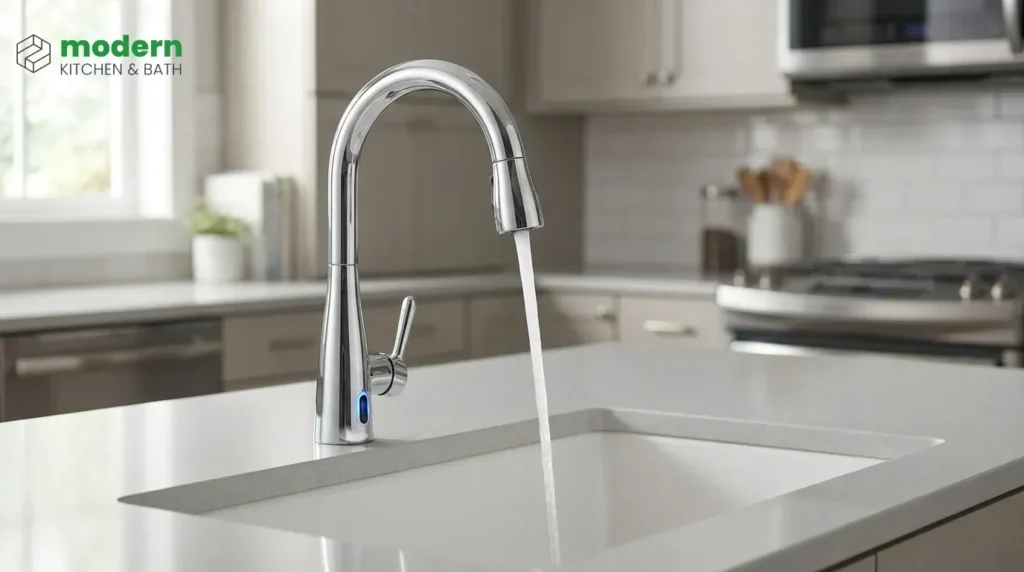 Under-cabinet_LED_strip_lighting-with faucets