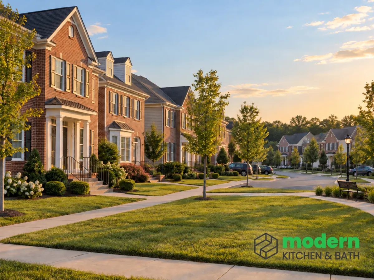 Planned Northern Virginia neighborhood where HOA architectural approval applies
